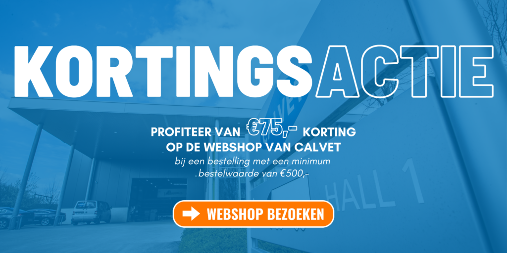 Webshop kortingsactie banner NL